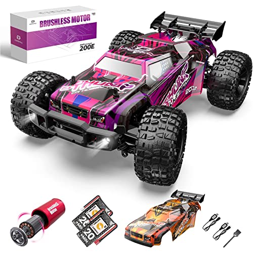 DEERC 200E Ferngesteuertes Auto mit Bürstenloser Motor, 4WD 1:10 RC Car Geländewagen Offroad mit 2 Akkus 40 Min. Lange Laufzeit,45 km/h Schneller Rennwagen Spielzeugauto,2 Schale für Kinder Erwachsene DEERC 200E Ferngesteuertes Auto mit Bürstenloser Motor, 4WD 1:10 RC Car Geländewagen Offroad mit 2 Akkus 40 Min. Lange Laufzeit,45 km/h Schneller Rennwagen Spielzeugauto,2 Schale für Kinder Erwachsene von DEERC