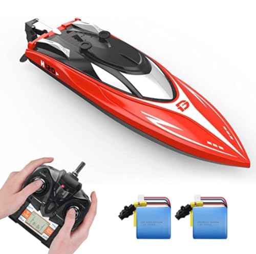 DEERC H120 Ferngesteuertes Boot für Pool und Seen, 2,4 GHz, 20+ MPH, für Kinder und Erwachsene, mit 2 wiederaufladbaren Akkus, Niedrigbatterie-Warnung, Kenterrückholung. DEERC H120 Ferngesteuertes Boot für Pool und Seen, 2,4 GHz, 20+ MPH, für Kinder und Erwachsene, mit 2 wiederaufladbaren Akkus, Niedrigbatterie-Warnung, Kenterrückholung. von DEERC