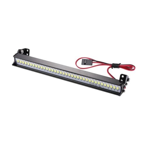 1/10 RC Auto Dach Lampe 36 LED Licht Bar 148mm for Traxxas Trx4 Axial SCX10 90046 90060 SCX24 1/10 RC Crawler Auto Teil Zubehör(A) von DEFESVCA