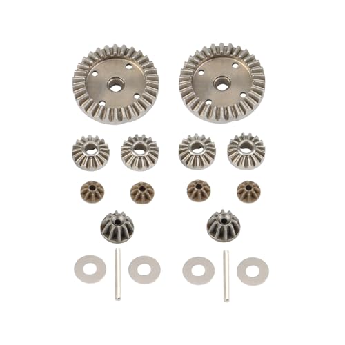 DEFESVCA 2 Set Metall Differential Getriebe for HBX 16889 16889A 16890 16890A SG1601 SG1602 1/16 RC Auto Ersatzteile Zubehör von DEFESVCA