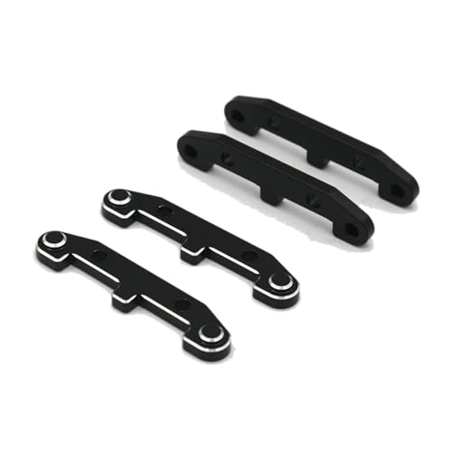 DEFESVCA 4Pcs Metall Lower Suspension Arm Montieren EA1005 for JLB Racing CHEETAH 11101 21101 J3 Geschwindigkeit 1/10 RC Auto Upgrade Teile von DEFESVCA