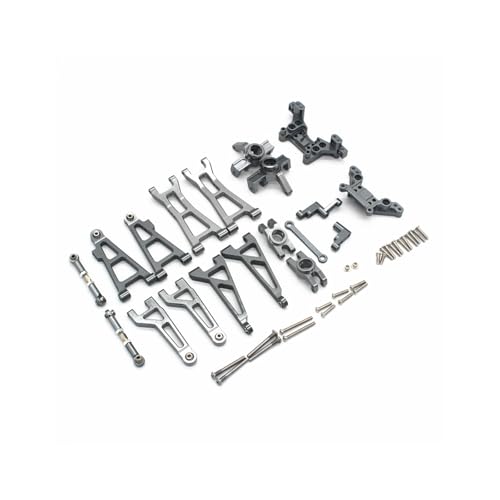 DEFESVCA Metall-Querlenker-Lenkblock-Set for HBX 16889 16889A 16890 16890A SG1601 SG1602 1/16 RC-Auto-Upgrade-Teilesatz, 3 von DEFESVCA