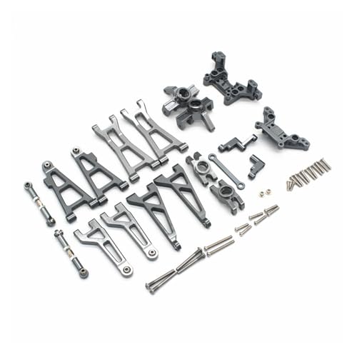 DEFESVCA Metall-Querlenker-Lenkblock-Set for HBX 16889 16889A 16890 16890A SG1601 SG1602 1/16 RC-Auto-Upgrade-Teilesatz, 3 von DEFESVCA