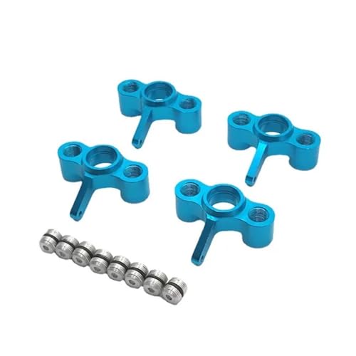 DEFESVCA Metall Upgrade Refit Vorne und Hinten Lenkung Tasse EA1003A for JLB 1/10 J3 RC Auto Teile(Sky Blue) von DEFESVCA