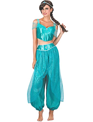 DEGUISE TOI Arabische Prinzessin Kostüm für Damen Orient türkis - Blau DEGUISE TOI Arabische Prinzessin Kostüm für Damen Orient türkis - Blau von DEGUISE TOI