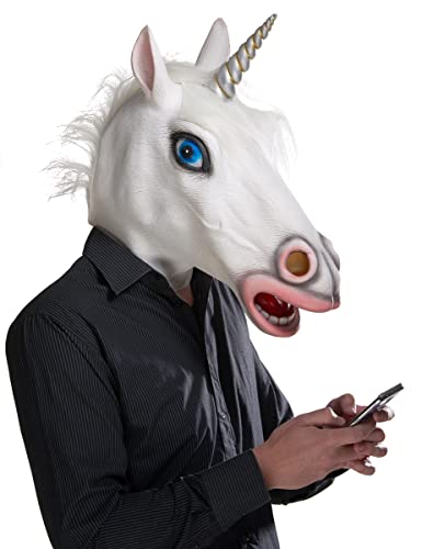 DEGUISE TOI Einhorn-Maske - Weiß von DEGUISE TOI