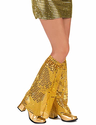 DEGUISE TOI Goldene Pailletten-Stulpen für Erwachsene - Gold DEGUISE TOI Goldene Pailletten-Stulpen für Erwachsene - Gold von DEGUISE TOI