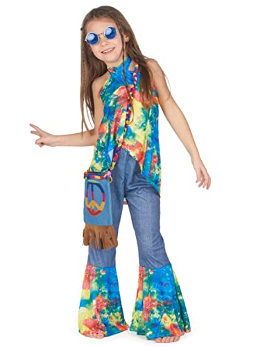 DEGUISE TOI Jadeo - Déguisement hippie fille 10/12 ans - Multicolore von DEGUISE TOI