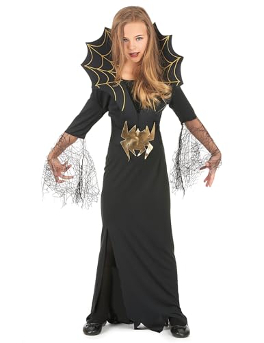 DEGUISE TOI Jadeo - Déguisement sorcière araignée dorée fille Halloween 10/12 ans - Multicolore von DEGUISE TOI