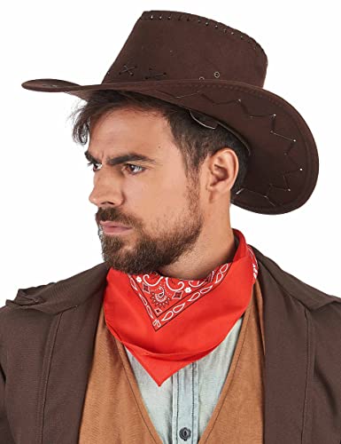 DEGUISE TOI KULTFAKTOR GmbH Cowboy-Hut Wilder Westen braun von DEGUISE TOI