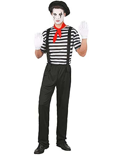 DEGUISE TOI Pantomime-Herrenkostüm schwarz-Weiss - Schwarz DEGUISE TOI Pantomime-Herrenkostüm schwarz-Weiss - Schwarz von DEGUISE TOI