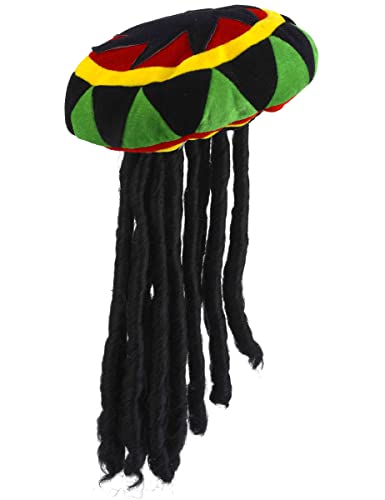 DEGUISE TOI Rasta Mütze mit Dreadlocks für Erwachsene von DEGUISE TOI