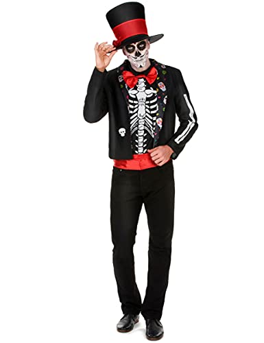 DEGUISE TOI Skelett Kostüm für Herren Dia de los Muertos - Schwarz von DEGUISE TOI