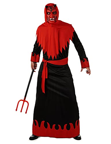 DEGUISE TOI Teufel-Kostüm für Herren rot-schwarz - Rot von DEGUISE TOI