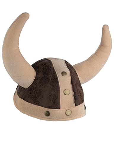 DEGUISE TOI Weicher Wikingerhelm braun - Braun von DEGUISE TOI