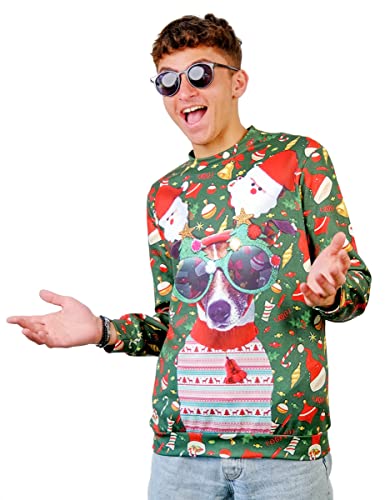 DEGUISE TOI Weihnachtspullover mit Hundemotiv für Erwachsene - Multicolore von DEGUISE TOI