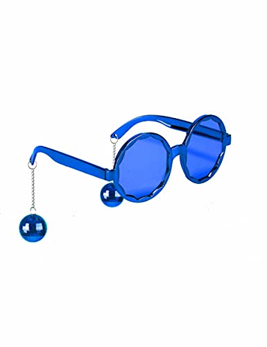 DEGUISE TOI Witzige Disco Brille blau für Erwachsene - Blau von DEGUISE TOI