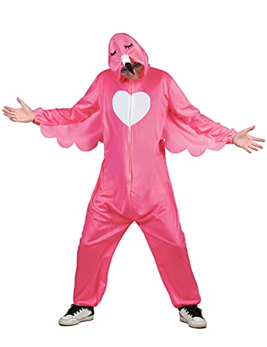 Vegaoo Flamingo-Kostüm für Herren Faschingskostüm pink - L von DEGUISE TOI