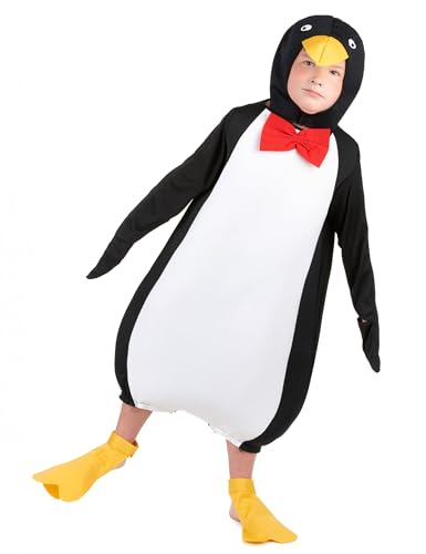 Vegaoo - Pinguinkostüm für Kinder - 134/140 (10-12 Jahre) von DEGUISE TOI