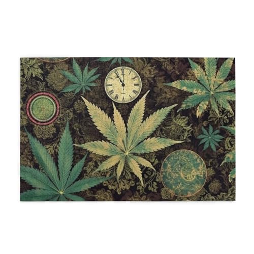 A Puff In Time Weed Marihuana Print 1000 Teile Puzzle Premium Holzpuzzle Geschenke Für Erwachsene Familie Hochzeit Abschluss Geschenk Vertikale Version von DEHIWI