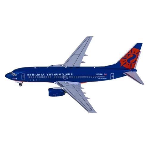 DEHIWI Aerobatic Flugzeug 1:400 Flugzeug Im Metallmaßstab NG77011 Sun Country Airlines Boeing 737-700 N713SY Modellspielzeug Für Jungen von DEHIWI