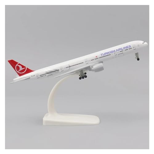 DEHIWI Aerobatic Flugzeug Flugzeugmodell aus Metall, 20 cm, 1:400 Vietnam Boeing 777, Metallnachbildung mit Fahrwerk, Legierungsmaterial, Luftfahrt (Farbe : Turkey) von DEHIWI