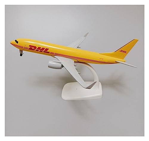 DEHIWI Aerobatic Flugzeug Für AIR DHL Airlines Boeing 737 757 B737 B757 Airways Diecast Flugzeug Modell Flugzeug W Räder Fahrwerke Flugzeug Spielzeug (Größe : 20 cm) von DEHIWI