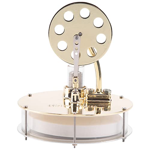 DEKLONPER Niedertemperatur Stirlingmotor Modell Dampfkraftwissenschaft Zur Herstellung Physikalischer Experimente Spielzeug Modell Ornamente von DEKLONPER