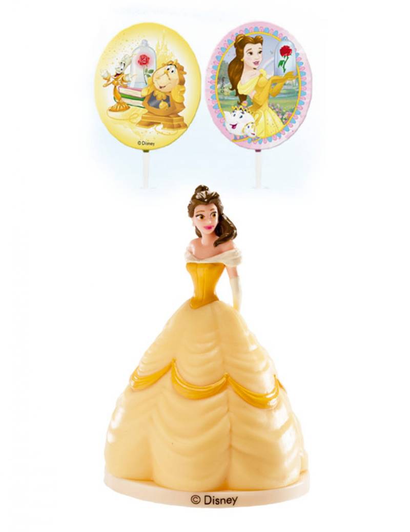 Belle-Dekoset Disney Kuchendeko 3-teilig gelb von DEKORA