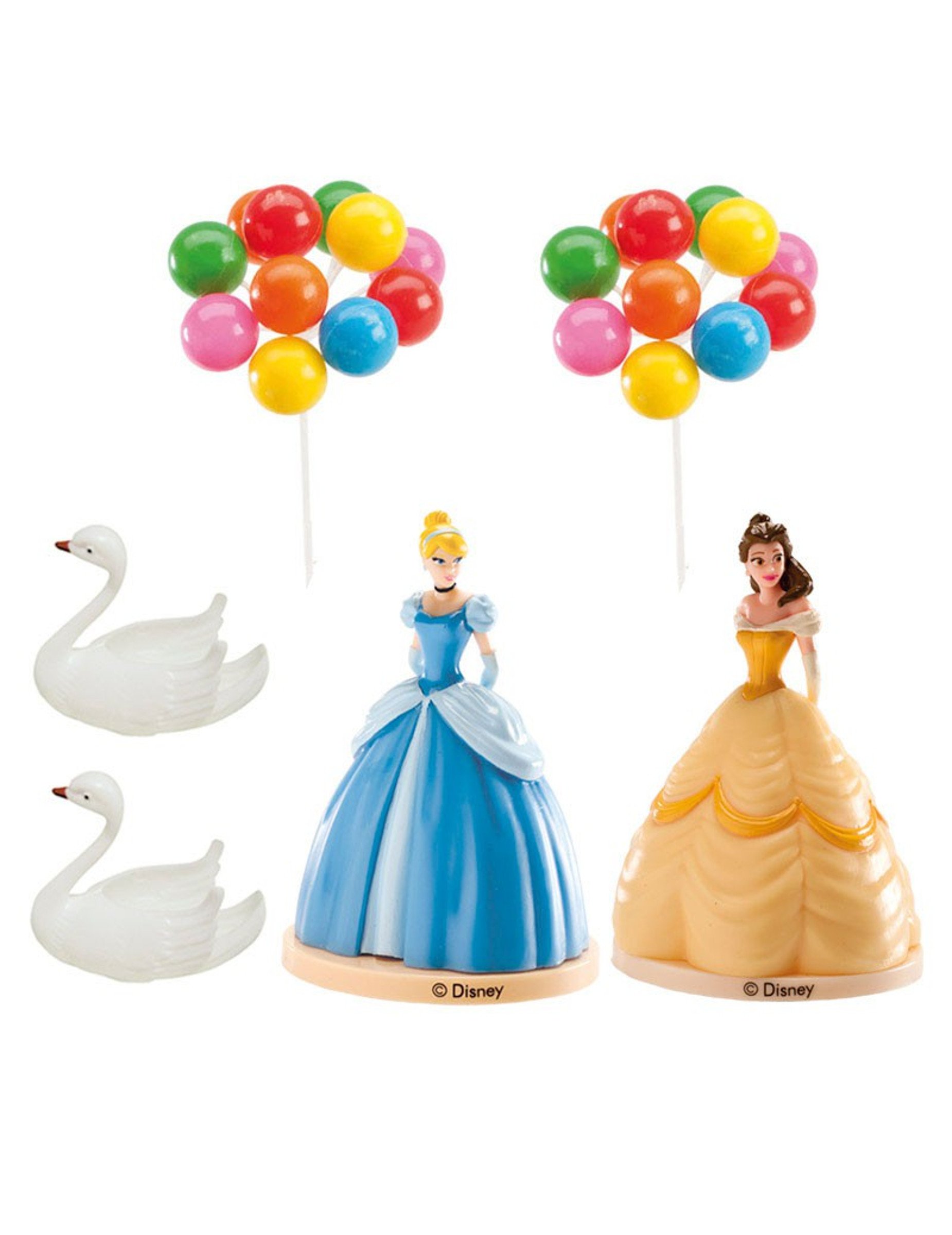 Disney-Kuchenfiguren Dekoration 6 Stück bunt 8,5cm von DEKORA