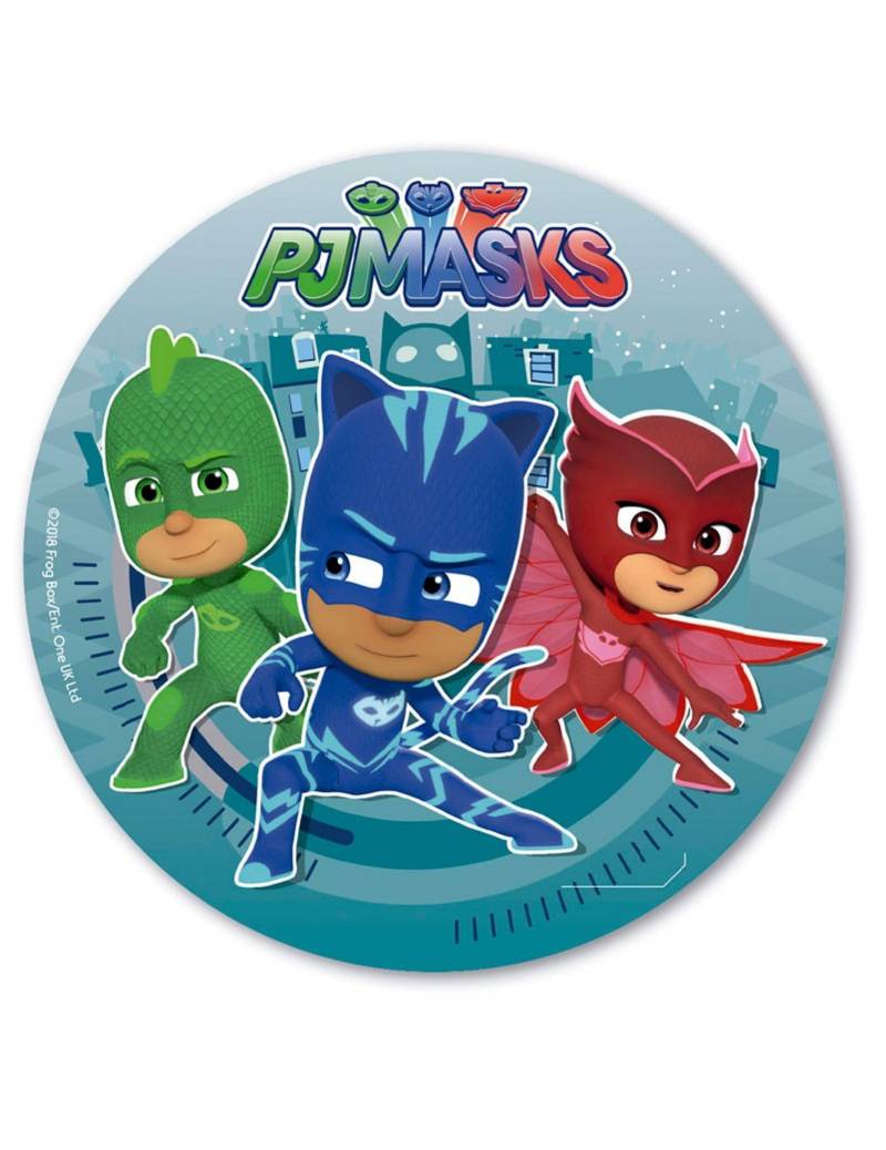 PJ Masks Tortenaufleger Kuchendeko blau 20 cm von DEKORA