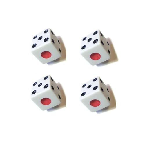 [4 Stück] Tavla Zarı Tavla Würfel - Backgammon Dice - Tavla Zari 8 x 8 x 8 mm - Klein Würfel - Tavli - Nardi - Tavola Reale - Tables Reales von DELALO