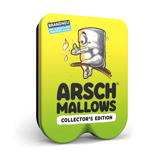 DENKRIESEN ARSCHMALLOWS® Collector's Edition – Weniger frisst mehr. | Wasserfest | Kartenspiel | Ab 9 Jahren | 2-6 Spieler | Familienspiel von DENKRIESEN