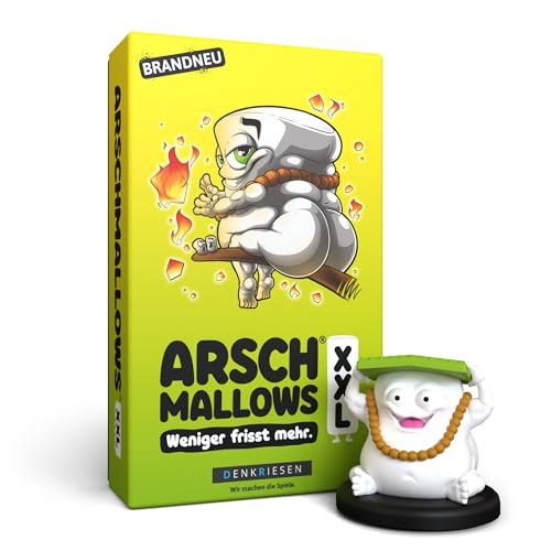 DENKRIESEN ARSCHMALLOWS® XXL – Weniger frisst mehr. | Kartenspiel | Ab 9 Jahren | 2-8 Spieler | Familienspiel von DENKRIESEN