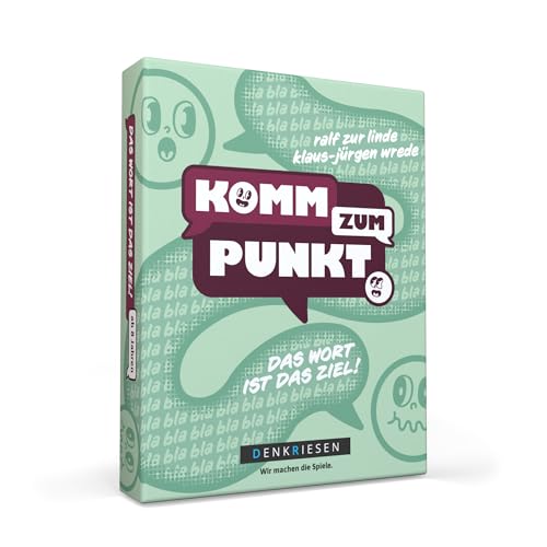 DENKRIESEN - Komm zum Punkt. - Das Wort ist das Ziel! | Wort-Ratespiel für Familie & Freunde | 930 Begriffe | Kreativität & Teamwork | Partyspiel | Erwachsene & Kinder | Geschenkidee | Spieleabende von DENKRIESEN