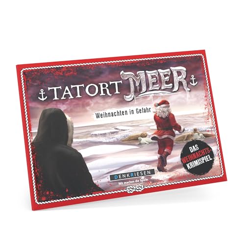 DENKRIESEN - Tatort Meer - Weihnachten in Gefahr | Krimispiel für Erwachsene & Jugendliche | Spannendes Detektivspiel ab 14 Jahren | 1-5 Spieler | Perfekt für Weihnachten und Spieleabende von DENKRIESEN