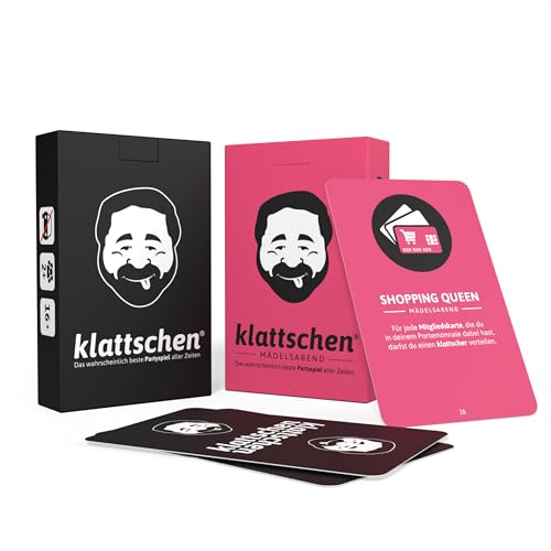 DENKRIESEN - klattschen® & klattschen® Mädelsabend - Das wahrscheinlich Beste Trinkspiel Aller Zeiten | Partyspiel | Kartenspiel | Spieleabend | Perfekt zum Jungesellenabschied von DENKRIESEN