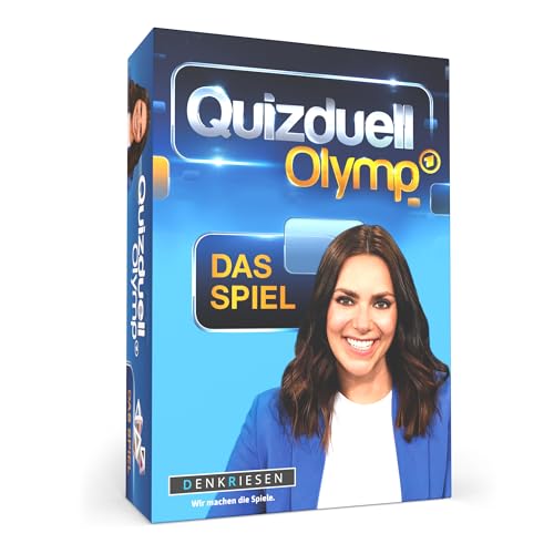 DENKRIESEN - Quizduell Olymp - Das Brettspiel | 4-12 Spieler | Die erfolgreiche Quizshow als spannendes Familienspiel | Ab 12 Jahren | Ideal für Quizliebhaber und Fans der TV-Show von DENKRIESEN