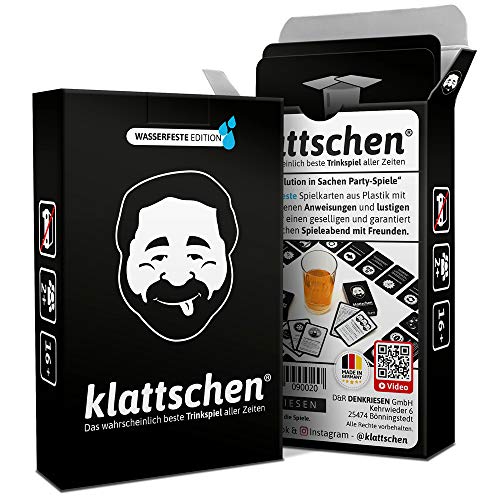 DENKRIESEN - klattschen® - Trinkspiel - Das wahrscheinlich Beste Trinkspiel Aller Zeiten | Partyspiel | Kartenspiel | Spieleabend | Saufspiel | Perfekt zum Jungesellenabschied von DENKRIESEN