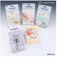 DEPESCHE 5579 Anlasskarten Sets 5er Packs - sortiert von DEPESCHE KARTENTRENDS BY DEPESCHE