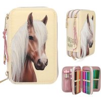 DEPESCHE 0013975 Miss Melody 3 Fach Federtasche mit Pferdekopf Applikation DEPESCHE 0013975 Miss Melody 3 Fach Federtasche mit Pferdekopf Applikation von DEPESCHE MISS MELODY