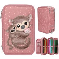 DEPESCHE 13323 TOPModel 3 Fach Federtasche Affen Applikation JUICY DEPESCHE 13323 TOPModel 3 Fach Federtasche Affen Applikation JUICY von DEPESCHE TOPMODEL