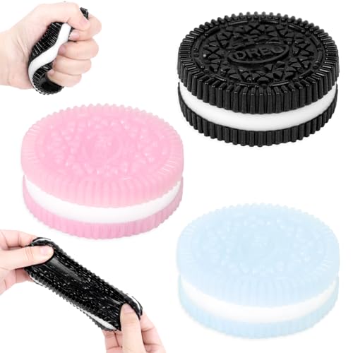 DERAYEE 3-teiliges Keks-Spielzeug, Stressabbau, Spielzeug zum Stressabbau, Spielzeug für Kinder und Erwachsene, Fufu Squishy, Entspannungsspielzeug, Anti-Stress DERAYEE 3-teiliges Keks-Spielzeug, Stressabbau, Spielzeug zum Stressabbau, Spielzeug für Kinder und Erwachsene, Fufu Squishy, Entspannungsspielzeug, Anti-Stress von DERAYEE