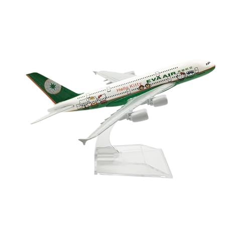 DERUNDAOHE Modellflugzeug 16CM Flugzeugmodell Airbus-Serie Simulationsflugzeugmodellspielzeug aus massiver Legierung Sammlung anzeigen (Size : KT Green) von DERUNDAOHE