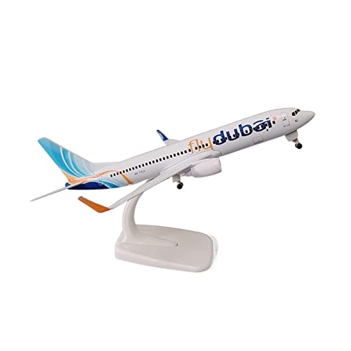 DERUNDAOHE Modellflugzeug 20 cm Für Fly Flydubai B737 Dubai Boeing 737-800 Airline-Flugzeugmodell Sammlung anzeigen von DERUNDAOHE
