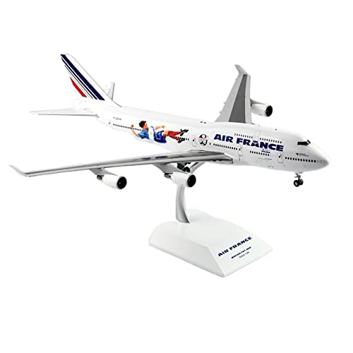 DERUNDAOHE Modellflugzeug Air France Im Maßstab 1 200 Für B747-400 Airline-Modell Mit Basislegierungsflugzeug Als Sammelbares Souvenir Sammlung anzeigen von DERUNDAOHE