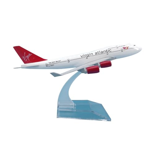 DERUNDAOHE Modellflugzeug Für A330 Diecast Airliner Flugzeug Modell Dekoration Mit Basis Bildung Kinder Spielzeug Geschenk 1/400 16cm Sammlung anzeigen(Size:UK 747) von DERUNDAOHE