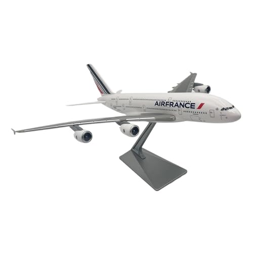 DERUNDAOHE Modellflugzeug Für Air France Airbus A380 1:250 30 cm Kunstharz-Flugzeugmodell-Spielzeugsammlung Sammlung anzeigen von DERUNDAOHE