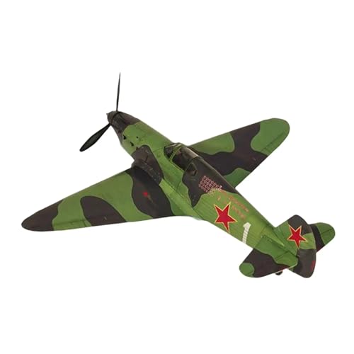 DERUNDAOHE Modellflugzeug Für Sowjetische Yak 1-Kampfflugzeug-Papiermodelle Als Heim-Teens-Souvenir Sammlung anzeigen von DERUNDAOHE