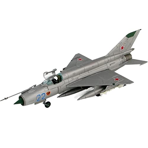 DERUNDAOHE Modellflugzeug Maßstab 1 72 Der Sowjetischen Luftwaffe Mig-21 Mig21smt Für Fighter Air Force Die Cast Aircraft Model Alloy Toys Sammlung anzeigen von DERUNDAOHE